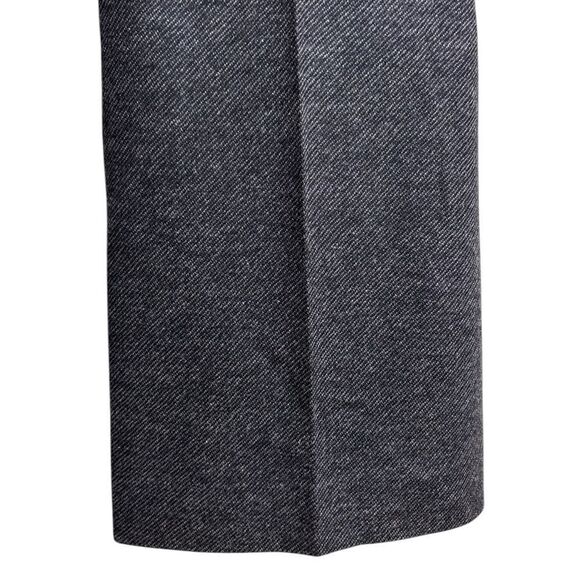 Michael Kors Office Siren Corpcore Grey Mid Rise Wool Blend Flared Pants Size 8 - Picture 9 of 11